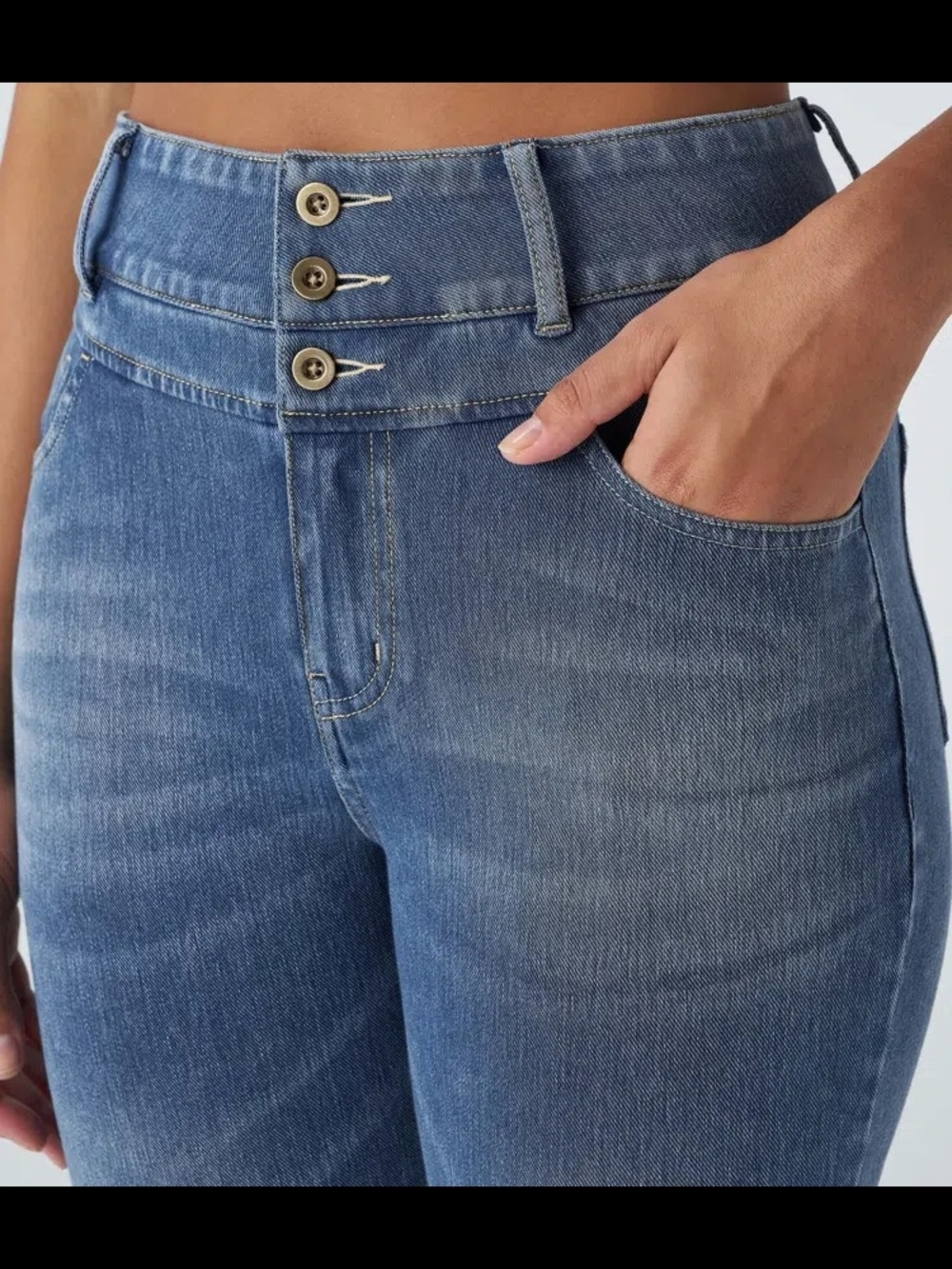Halara Flex™ High Waisted Zipper & Pockets Casual Skinny Jeans - Picture 4 of 6